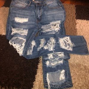 Distressed Jeans